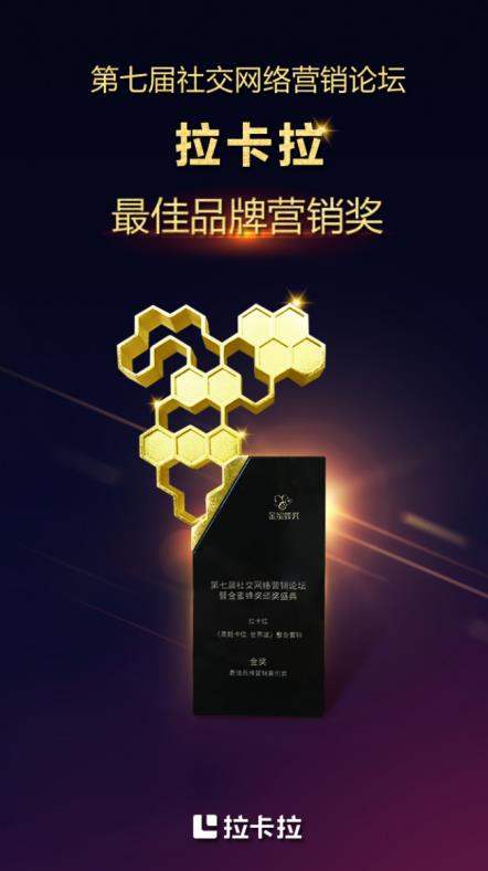 整合營銷跨界升級 拉卡拉榮獲“最佳品牌營銷獎”