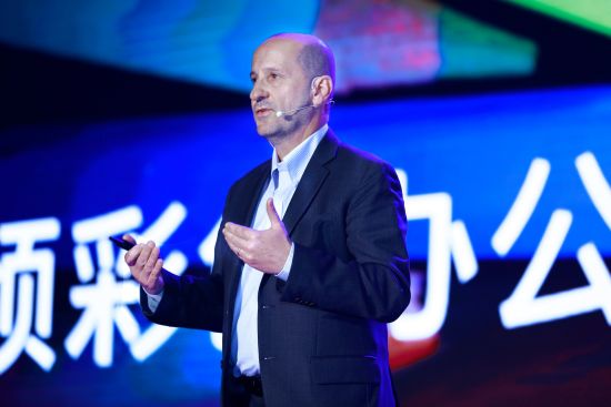 圖為惠普全球A3解決方案部總經(jīng)理 Aurelio Maruggi。（鐘欣攝）