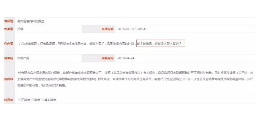 捂盤不售！銅冠花園、依瀾雅居…合肥多家樓盤被投訴