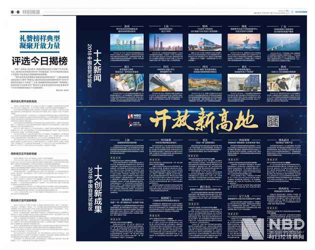 “開放新高地?2018中國自貿(mào)試驗(yàn)區(qū)十大新聞”評選今日揭榜！